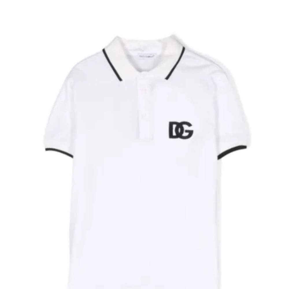 Dolce & Gabbana Kids
Embroidered-logo polo shirt
